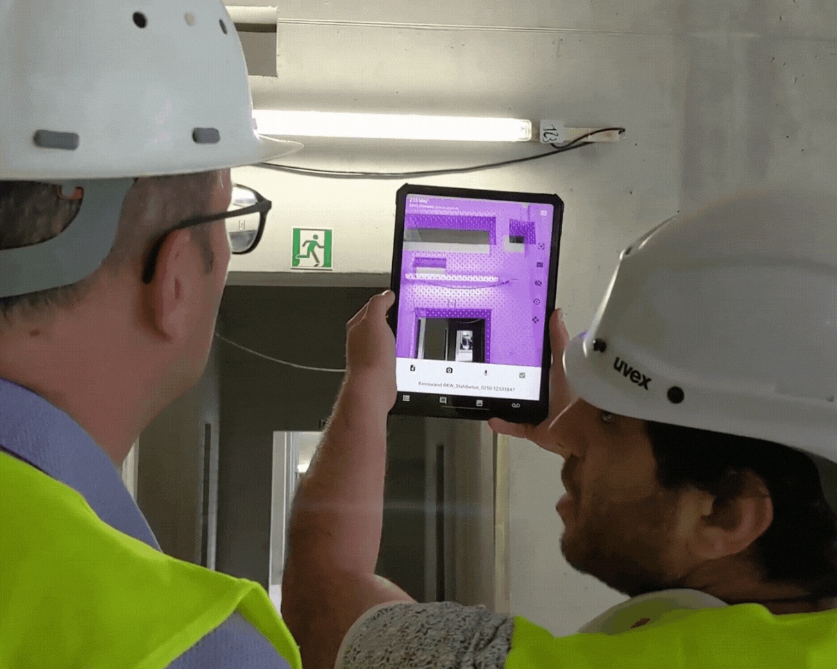 Managing issues with GAMMA AR on the construction site